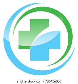 icon logo for pharmacy medical vector
