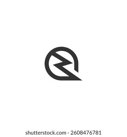 icon logo round Q lightning technology