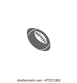 Icon logo and rugby ball