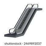 icon logo sign art escalator lift element vector template isolated