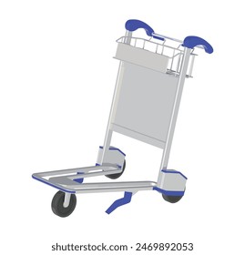 icon logo sign bag cart element vector template design