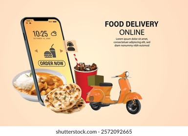 icon logo sign curry paratha bake Indian cola app grab go menu and There's hut going forward for delivery buy drink shopping shop online 3d rider order