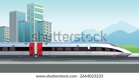 icon logo sign fast run bullet red train high speed vector tram rail city work carry trip cepat kcic india japan china Asia Asian metro indian poster summer metro move seat pass rapid urban mount 