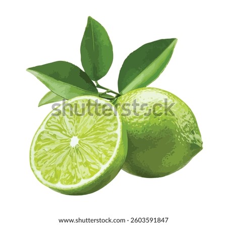icon logo sign fruit lime food art design element