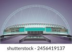 icon logo sign symbol Wembley arena game play team art final seat seats cup one club sport world euro fa match home away goal fc uk fans event famous tour London city fifa led arch night light sky