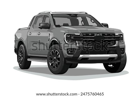 icon logo sign truck car off road 4x4 4wd 3d auto motor art ram suv race power art 3d color car vector gmc jeep gm f 150 large big huge ford ranger dodge power trip pick up model diesel rally white
