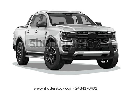 icon logo sign truck car off road 4x4 4wd 3d auto motor art ram suv race power art 3d color car vector gmc jeep gm f 150 large big huge ford ranger dodge power trip pick up model diesel rally white
