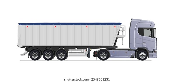 icon logo sign truck side view vector template graphic design style concept modern white haul diesel isolated load dump lorry machine work safety trailer
