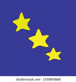 icon  logo Star Three Symbol background