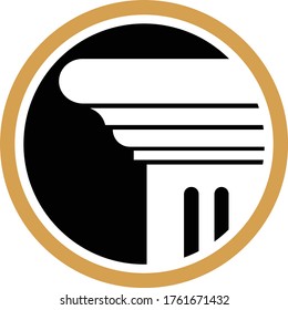 Icon, Logo, Symbol for a Lawyer Judge, paralegal 