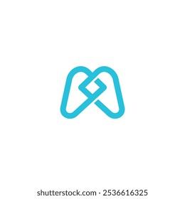 ícone logotipo tipo X tecnologia de ilusão
