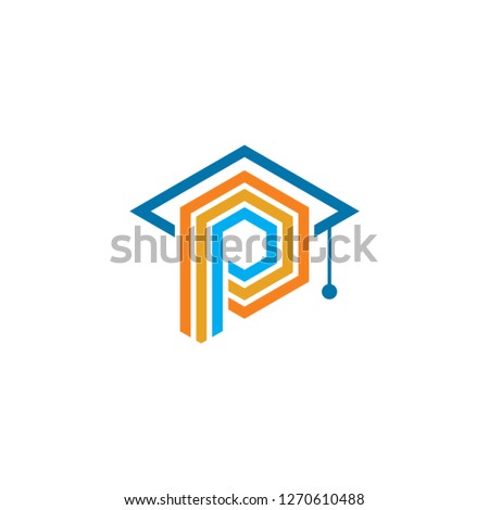 icon logo vector p university