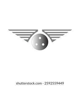 icon logo wing template design trendy