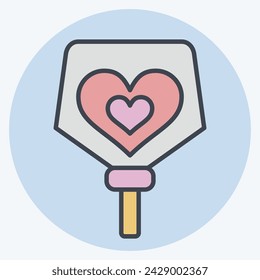 Icon Lollipop. related to Kindergarten symbol. color mate style. simple design editable. simple illustration