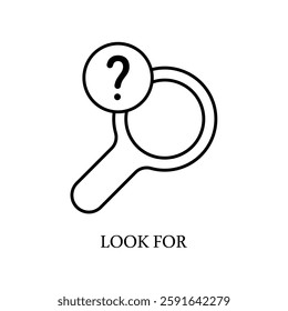 Icon a look for, isolated against a clean background.
