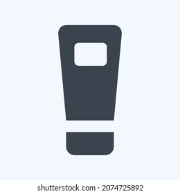 Icon Lotion - Glyph Style - Simple illustration, Editable stroke, Design template vector, Good for prints, posters, advertisements, announcements, info graphics, etc.