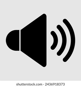 Altavoz del icono para el teléfono o la computadora