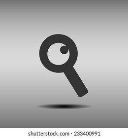 icon of loupe