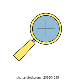 icon of loupe