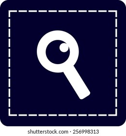 icon of loupe