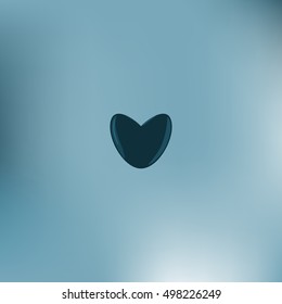 Icon of love heart stock vector illustration design