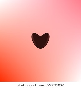 Icon of love heart stock vector illustration design