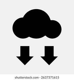 Icon low emission. Renewable energy elements. Icon in glyph style.