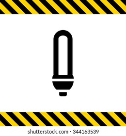 Icon of luminous lamp