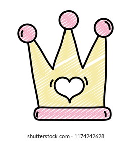 icon luxury crown object accessory design