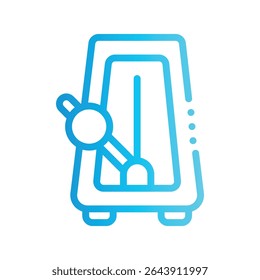 icon lyre with style gradient