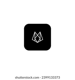 icon m modern, simple, abstract