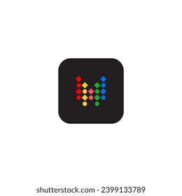 icon m modern, simple, abstract