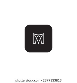 icon m modern, simple, abstract