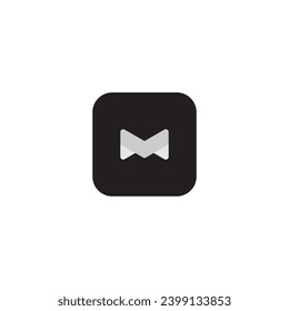 icon m modern, simple, abstract