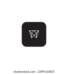 icon m modern, simple, abstract