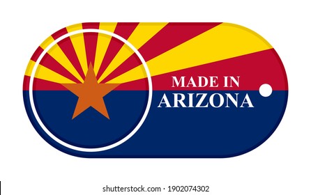 icon made in arizona, isolated on white background