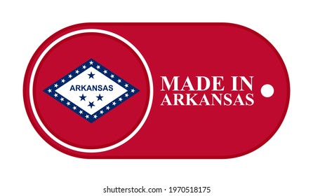 icon made in arkansas, isolated on white background
