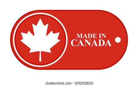 icon made in canada, isolated on white background
