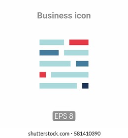 Icon is made in a flat style, can be used in printing, web design and much more
