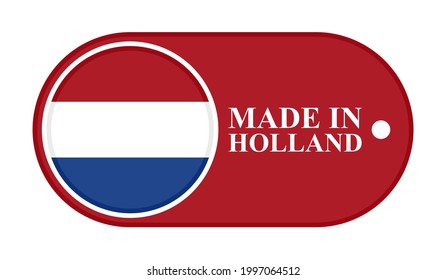icon made in holland, isolated on white background
