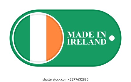 en irlanda. ilustración vectorial aislada en fondo blanco