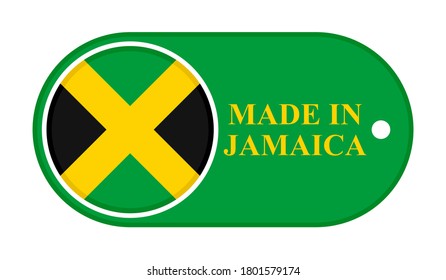 icon made in jamaica, isolated on white background