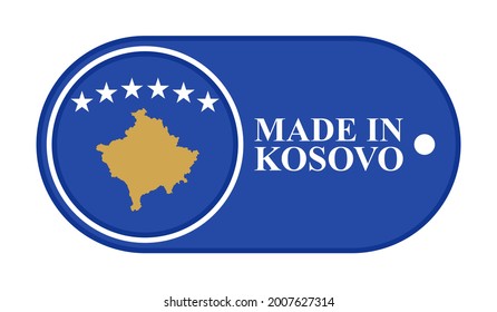 icon made in kosovo, isolated on white background
