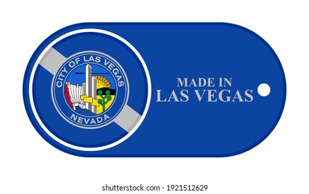 icon made in las vegas, isolated on white background
