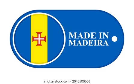 icon made in madeira, isolated on white background
