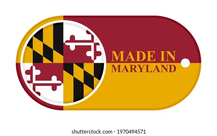 icon made in maryland, isolated on white background
