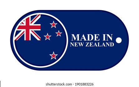 icon made in new zealand, isolated on white background