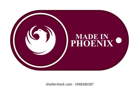 icon made in phoenix, isolated on white background
