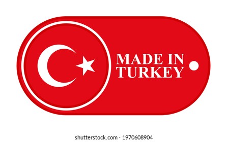 icon made in turkey, isolated on white background
