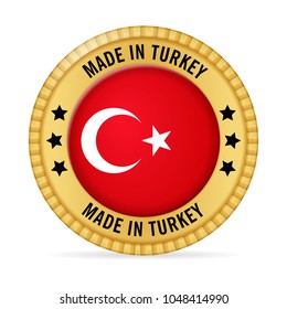 Icon made in Turkey on a white background.